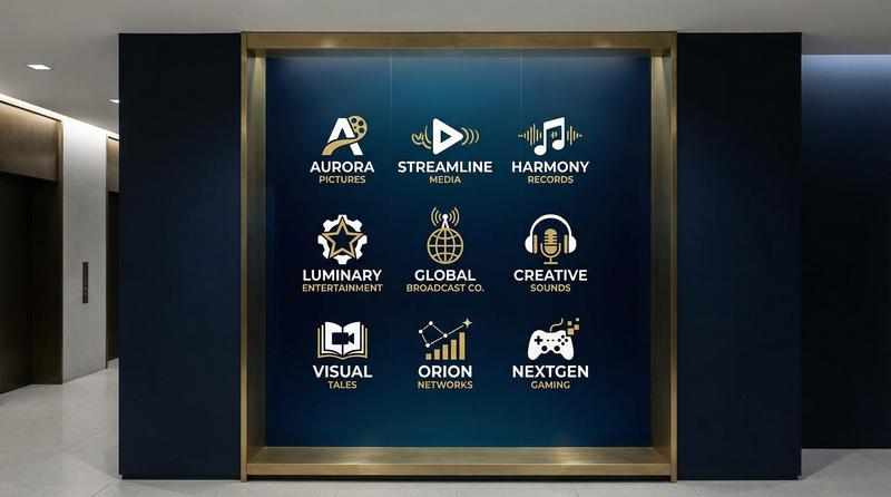 重口怪癖合作视频品牌Logo墙